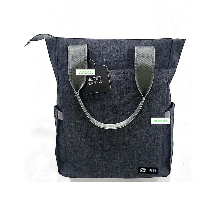 Canvas Tote Bag - Large With Compartments