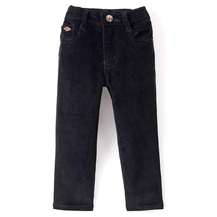 Buy Noddy Solid Button Down Pant Black for Boys 34Years Online in India  Shop at FirstCrycom  14187946
