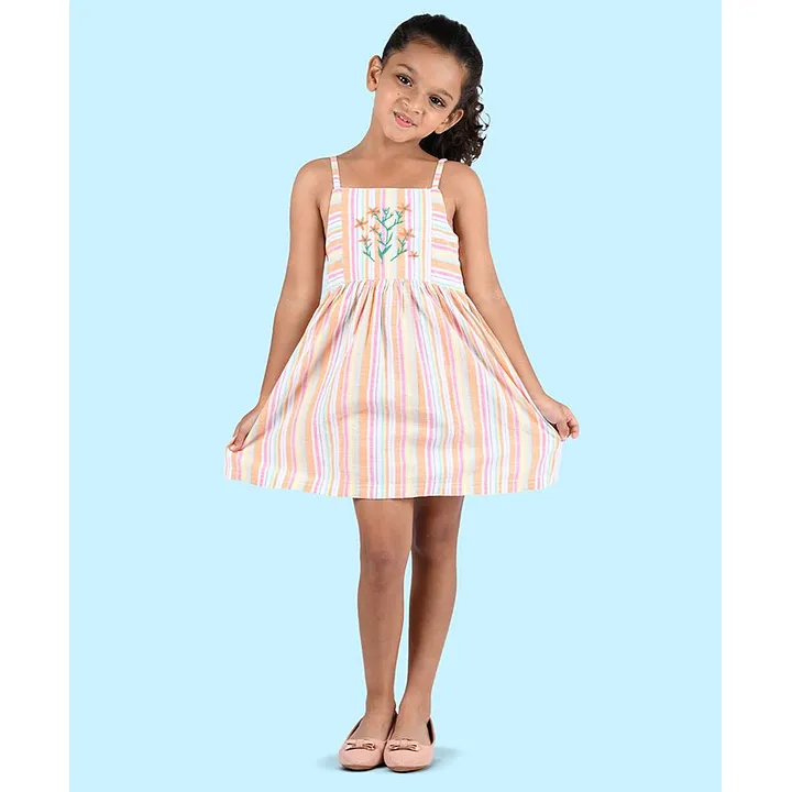 Cotton Frocks & Dresses Baby Girl Summer Dress, Size: 26.0