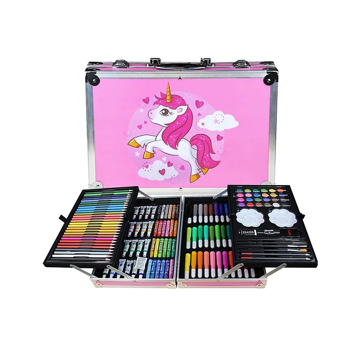 Sketch and drawing set, assorted colours, 1 pc