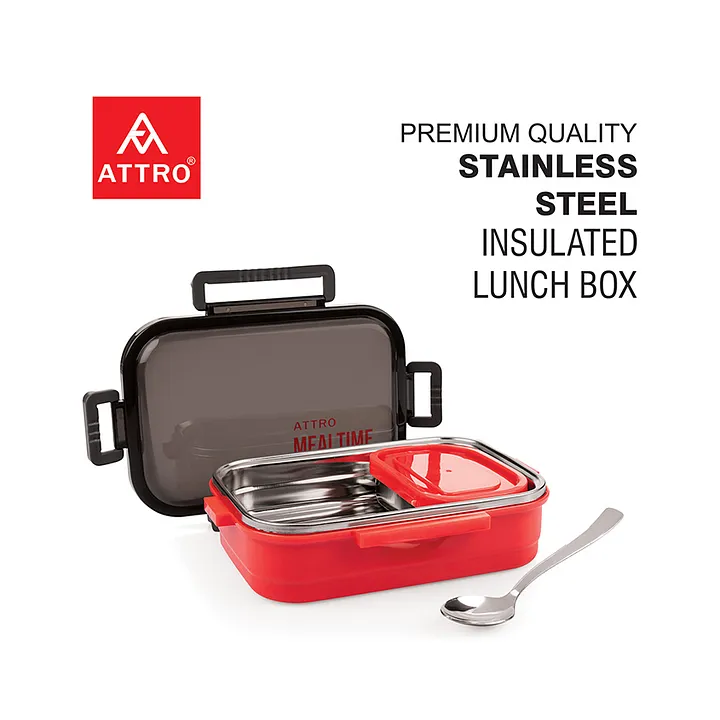 Attro Meal Time Stainless Steel Insulated Airtight Leak-Proof