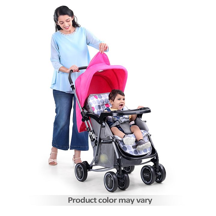 babyhug stroller with rocker