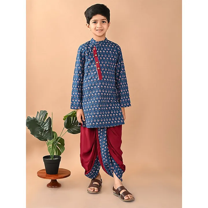 https://www.firstcry.com/lilpicks-couture/lilpicks-couture-full-sleeves-ethnic-motif-printed-kurta-with-coordinating-dhoti-set-blue-and-maroon/14716672/product-detail