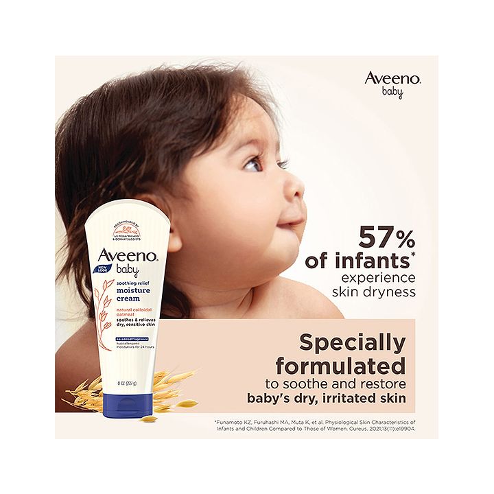 aveeno baby soothing relief moisture cream 227g