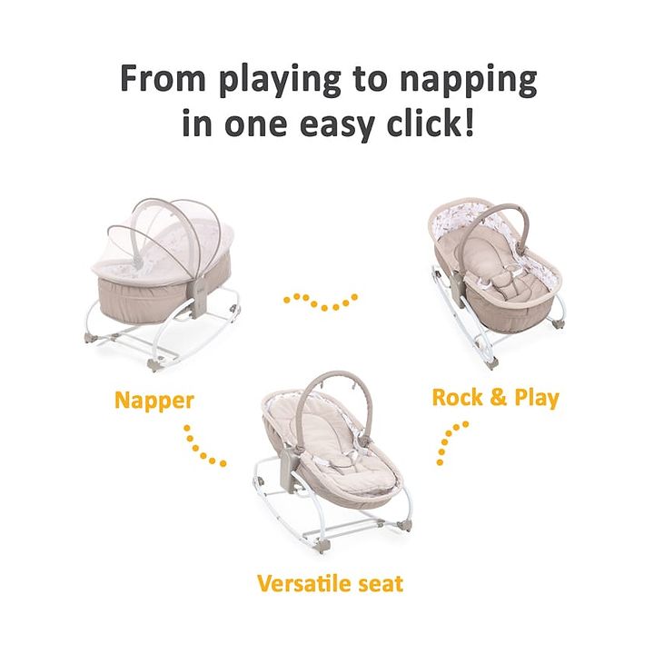 babyhug opal 3 in 1 cozy rocker sleeper