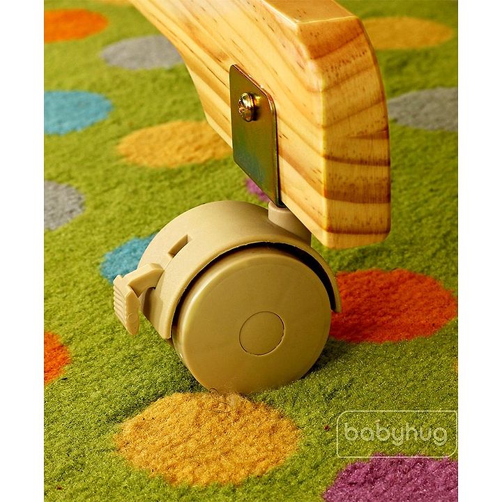 babyhug ionia wooden cradle