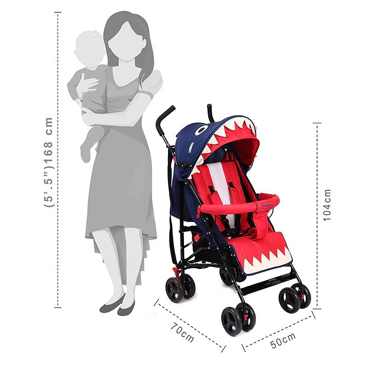 babyhug lil monsta stroller
