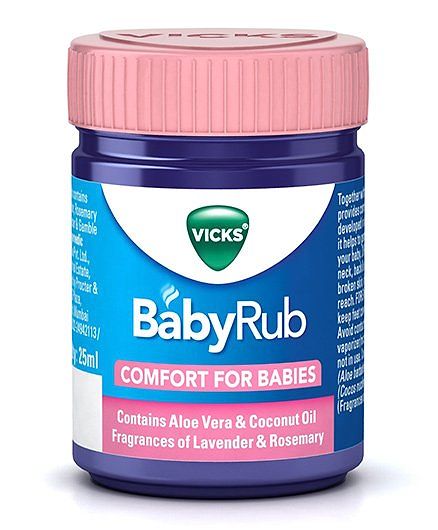 baby rub for cold