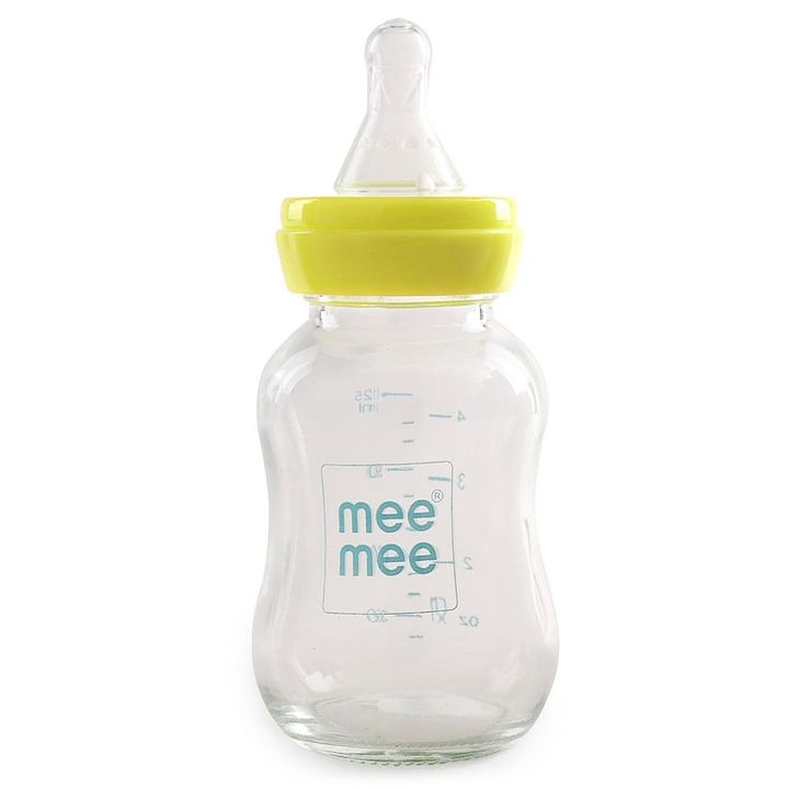 mee mee glass feeding bottle 120ml