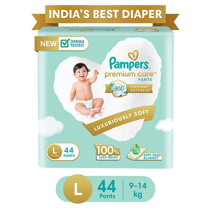 Pampers Baby Pants Diapers, Jumbo Pack, Medium, Size 3, 6-11 kg, 60 Diapers  - UPC: 4015400682882 | ASWAQ.COM