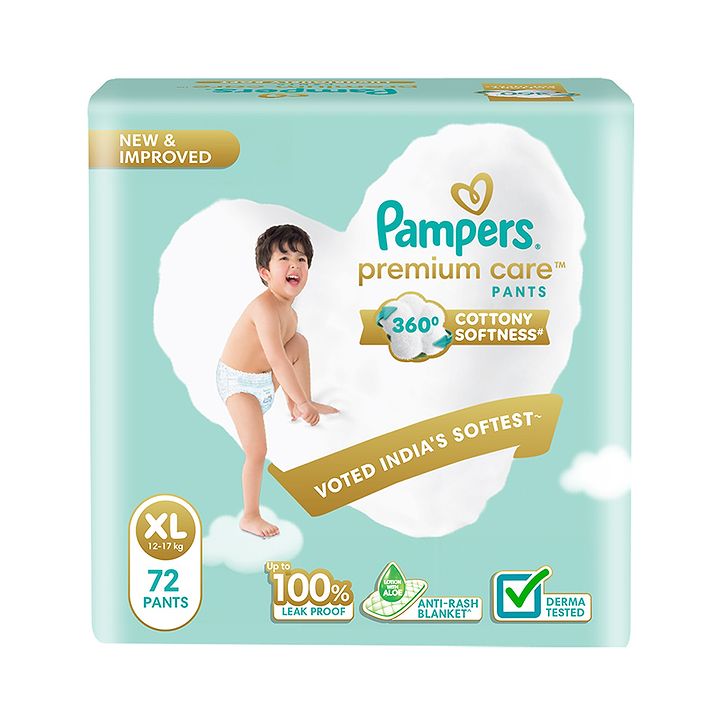 pampers premium care pants xl 72