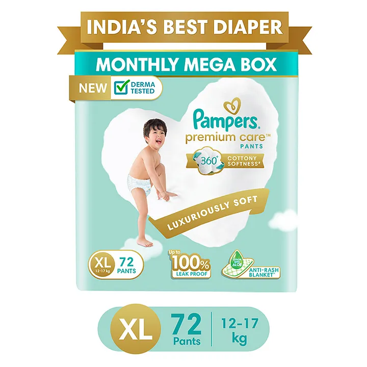 Buy Pampers Premium Care Diaper Pants  Small Size 48 kg Online at Best  Price of Rs 899  bigbasket