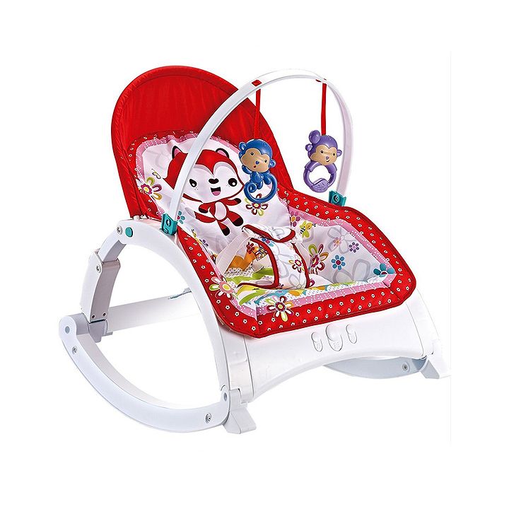 baby musical rocker with hanging toys