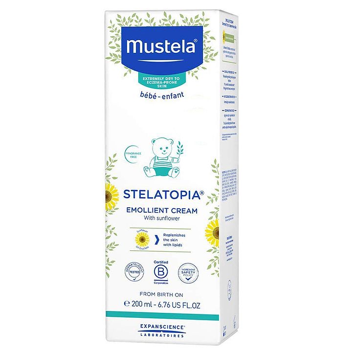 mustela emollient cream 200ml