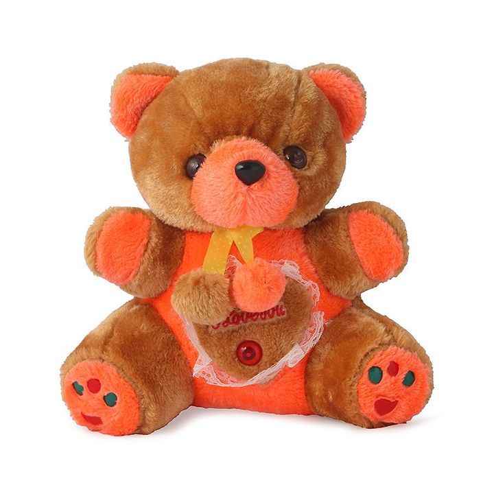 orange teddy bear