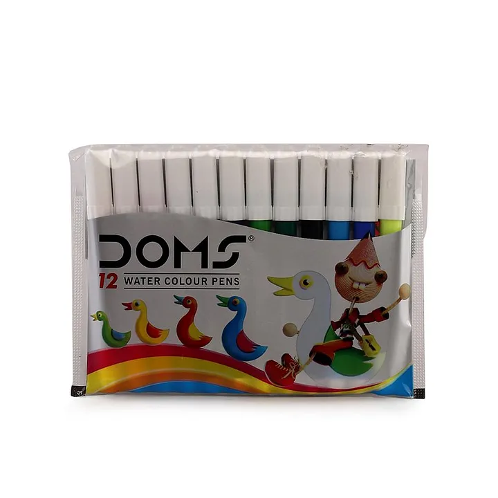 Doms Aqua Sketch Pens 24 Shades Plastic Pack 1 pc Plastic Pack