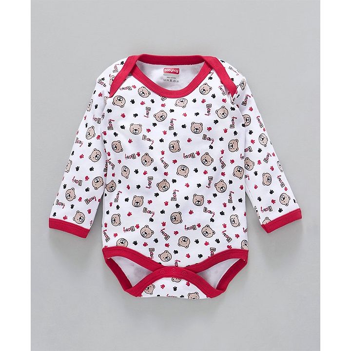 red and white striped baby onesie