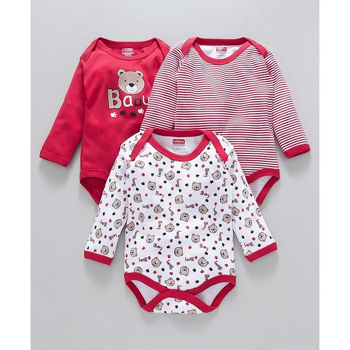 red and white striped baby onesie