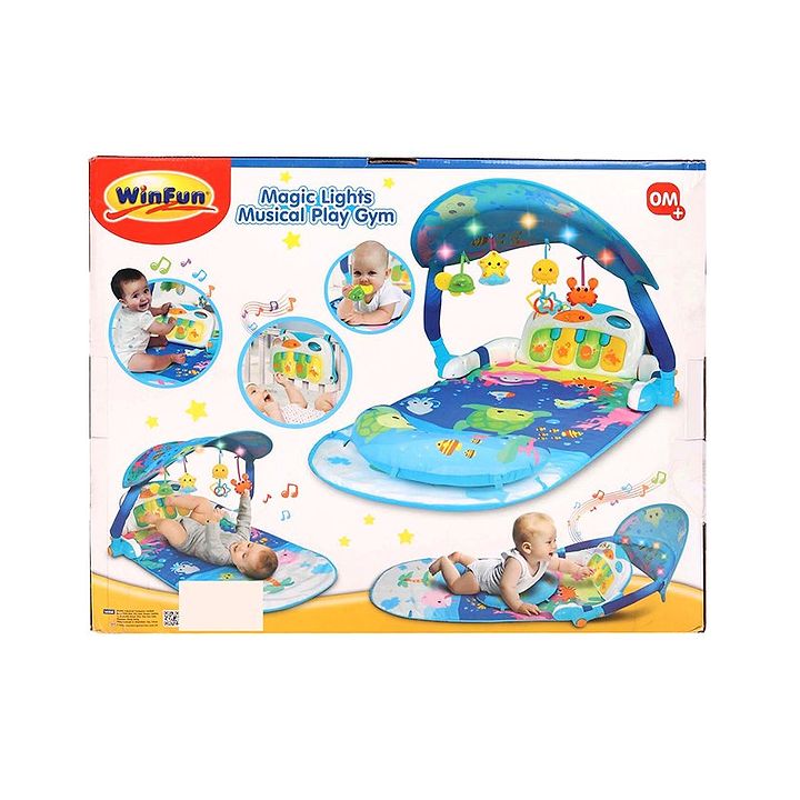 winfun magic lights musical play gym