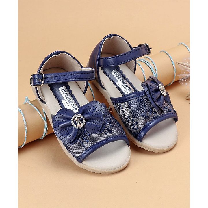 cute navy blue sandals