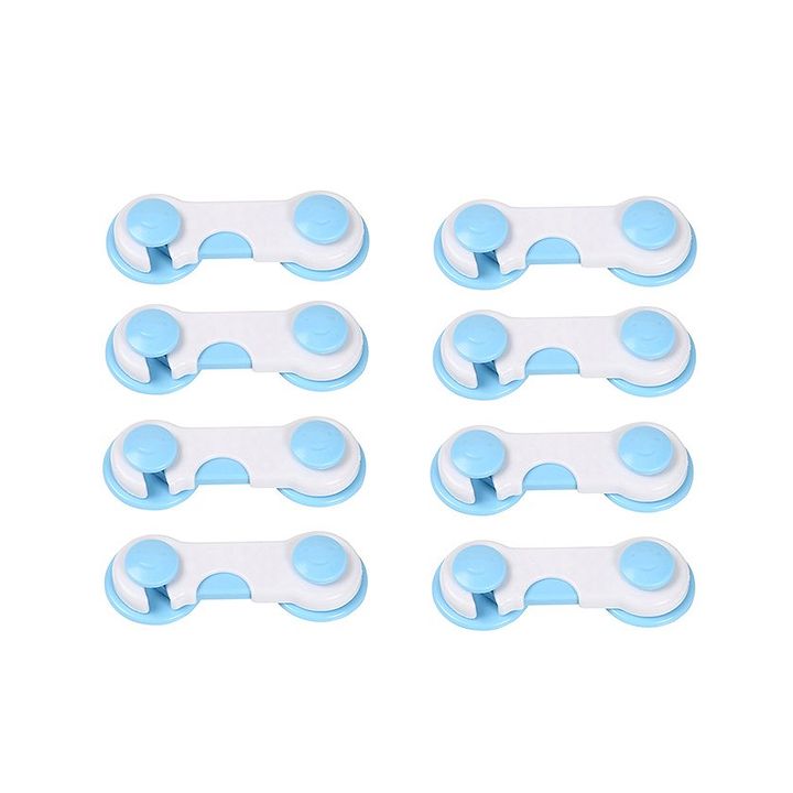 Safeokid Smiley Cabinet Locks Pack Of 8 Blue White Online In India