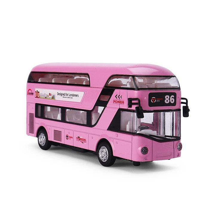 pink toy bus