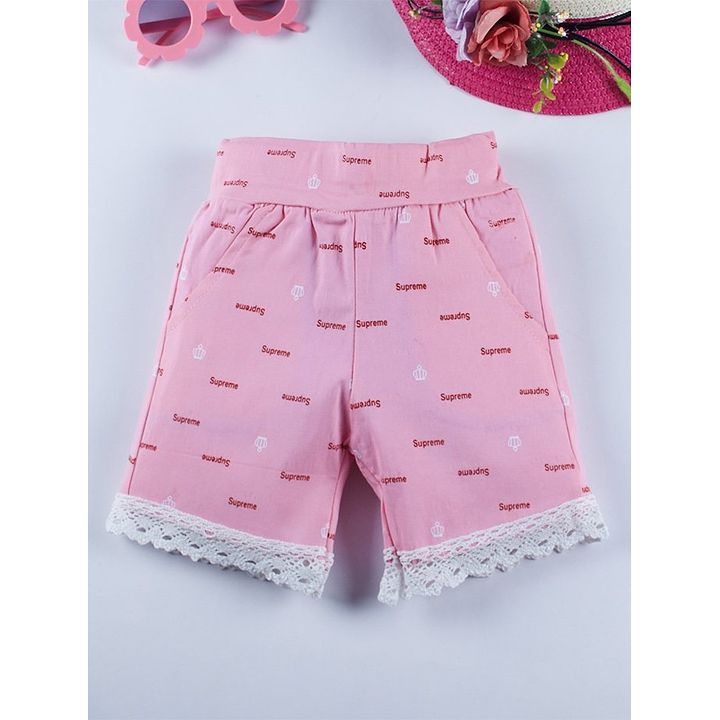 pink supreme shorts