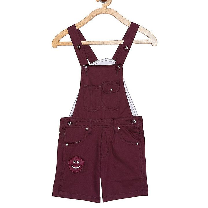 maroon dungaree
