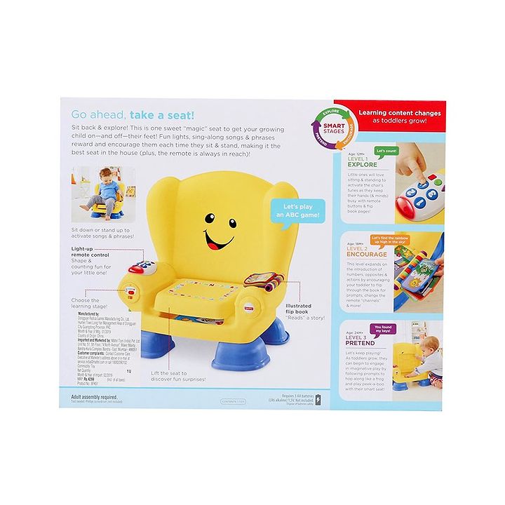 Fisher Price Laugh Learn Smart Stages Chair Yellow Online India Buy Educational Games For 12 Months 3 Years At Firstcry Com 2734746