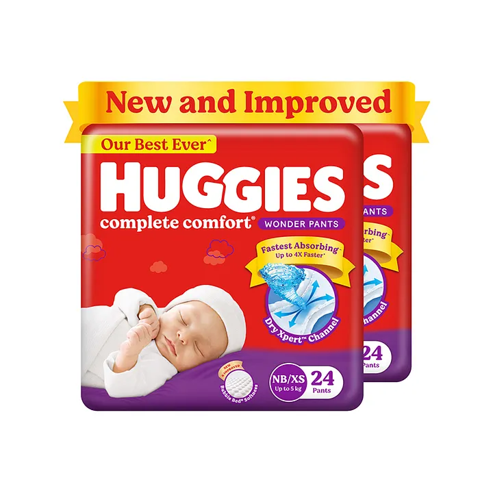 Buy Huggies Complete Comfort Wonder Diaper Pants XS 90s Online at Best  Price  Diapers  Wipes