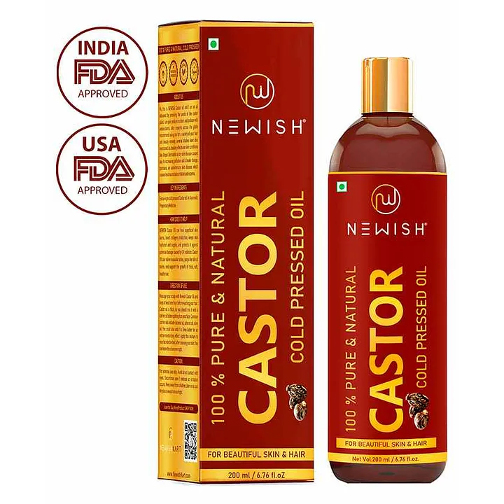 Mamaearth Castor Oil for Hair & Skin, Arandi Oil -150ml