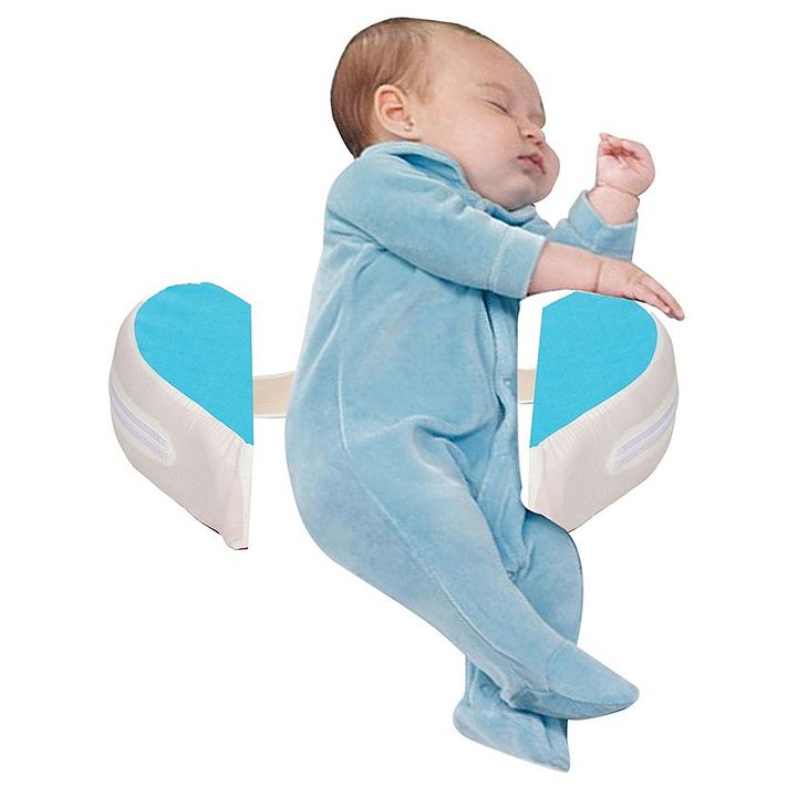 Get It Heart Shape Anti Roll Pillow Blue Online In India Buy At