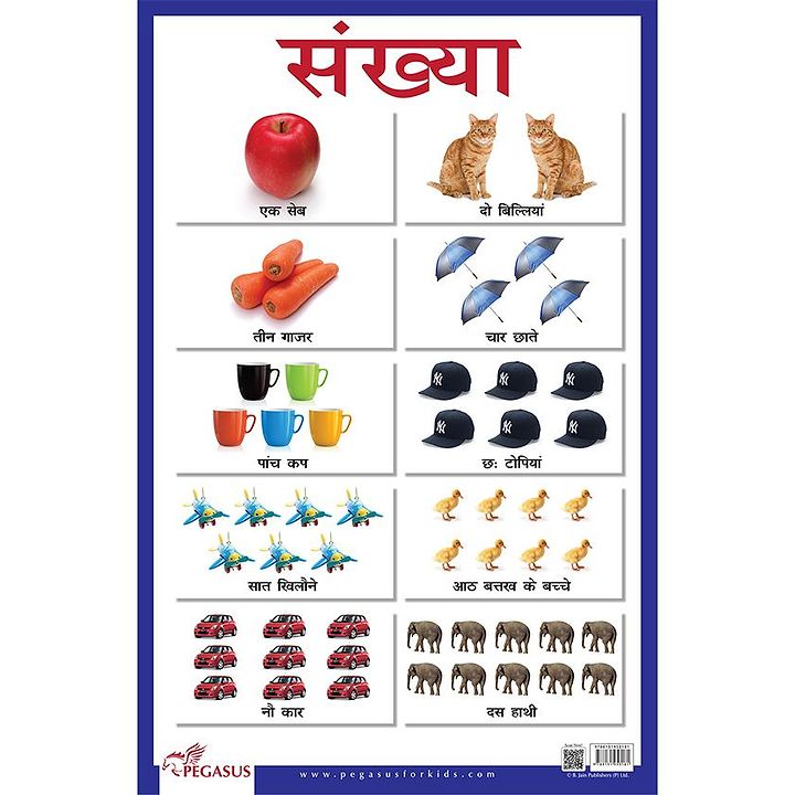 Hindi Chart For Kids