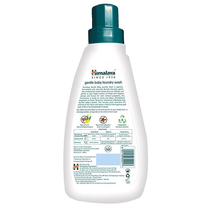 himalaya gentle baby laundry wash 20ml