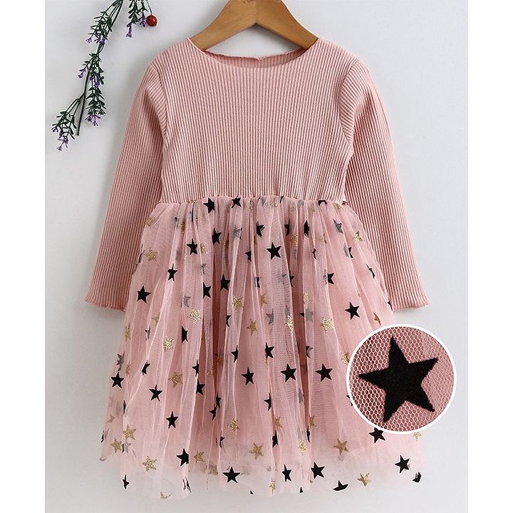 pink frock for kids