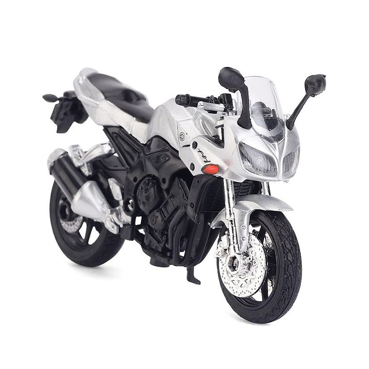 Motormax Super Bikes 2006 Yamaha Fz1 Toy Silver For 3 10years