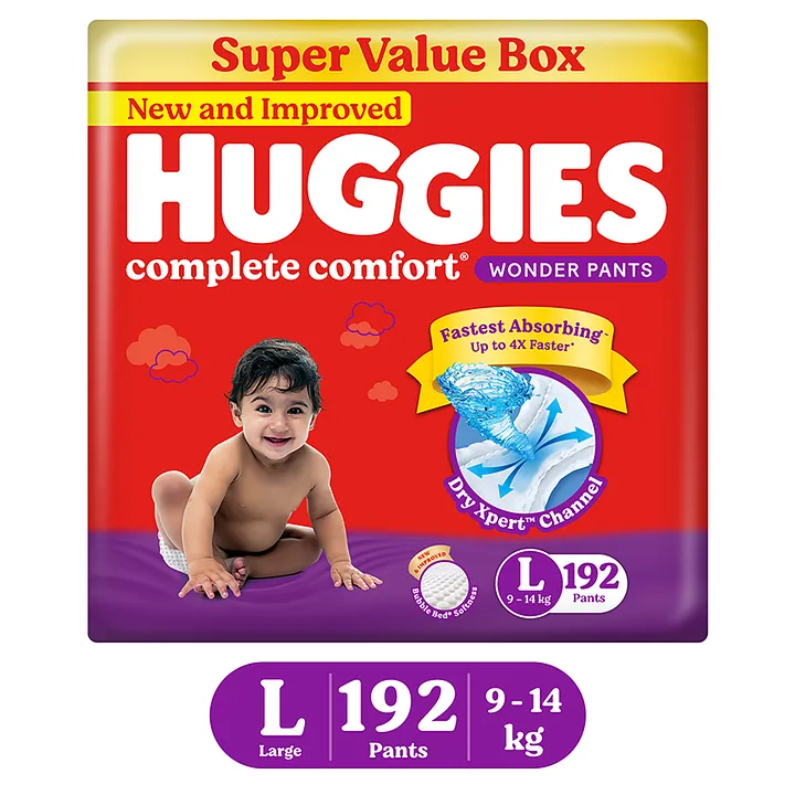 Buy Huggies Wonder Pants Medium M Size Baby Diaper Pants 712 kg 50  count  Wonder Pants Medium M Size Baby Diaper Pants with Bubble Bed  Technology Online at Low Prices in