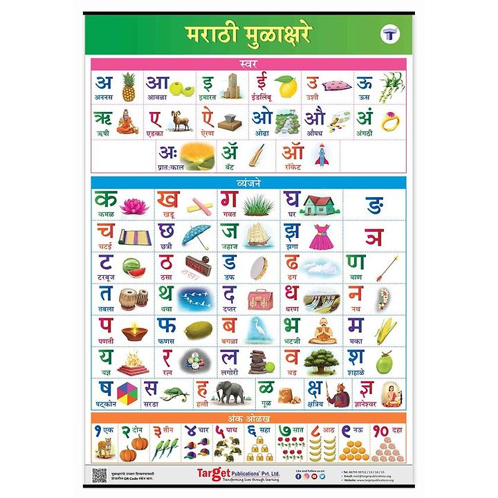 Target Publications Mulakshare Chart Marathi Online In India Buy At Best Price From Firstcry Com 3296626