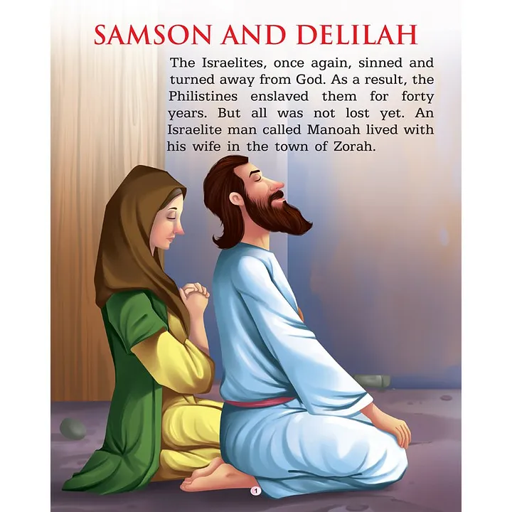 SAMSON AND DELILAH  BIBLE STORIES OLD TESTAMENT - Sawan Books