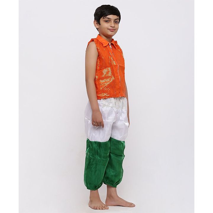 tiranga dress for baby girl