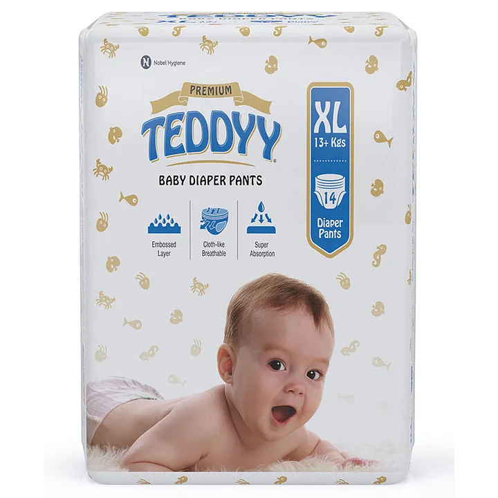 Teddyy Easy Baby Diaper Pants: Buy packet of 26 diapers at best price in  India | 1mg
