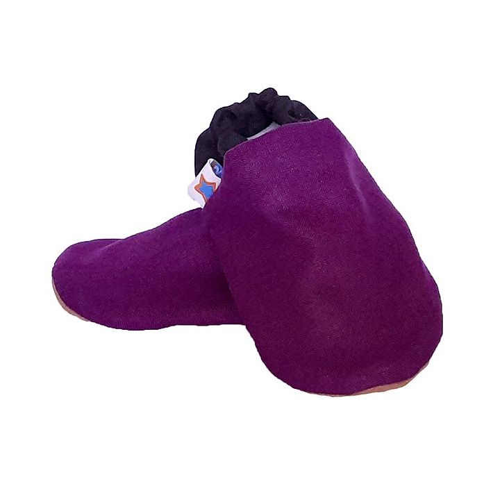 purple booties