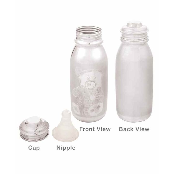 pure silver feeding bottle for baby