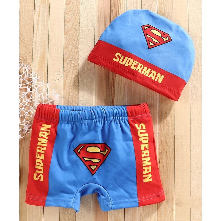 superman swimming trunks