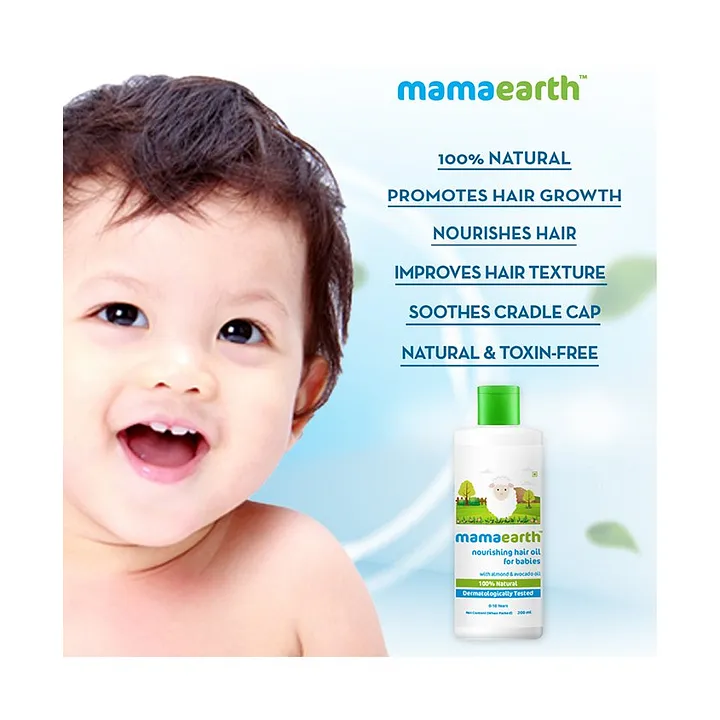 Baby Hair Oil, Nourishing Hair Oil for babies, 100ml | Mamaearth