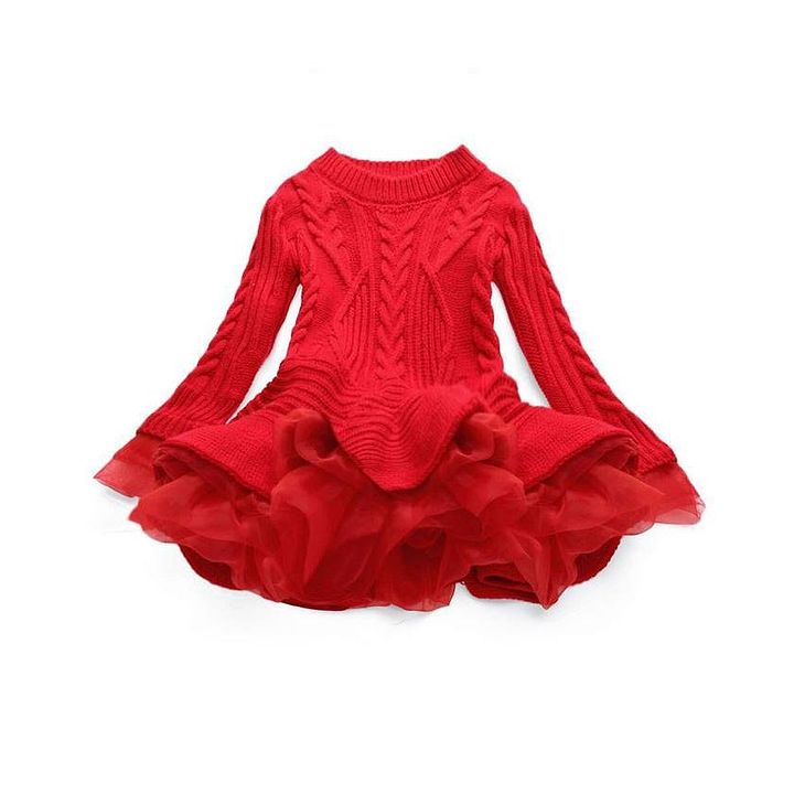 kids woolen dress