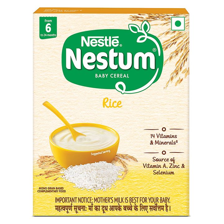 nestum for 4 months baby