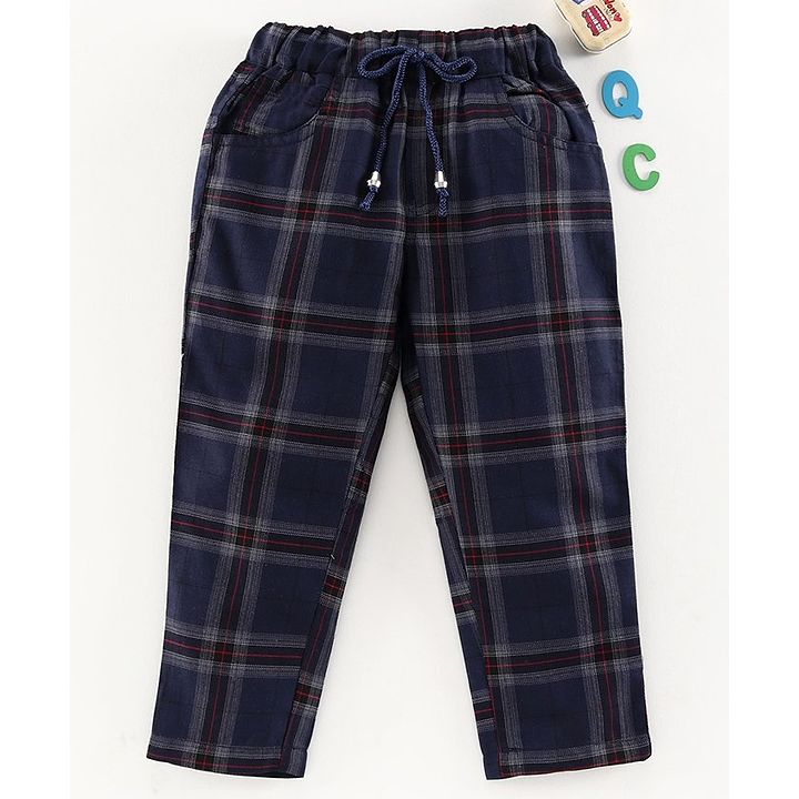 trendy checkered pants