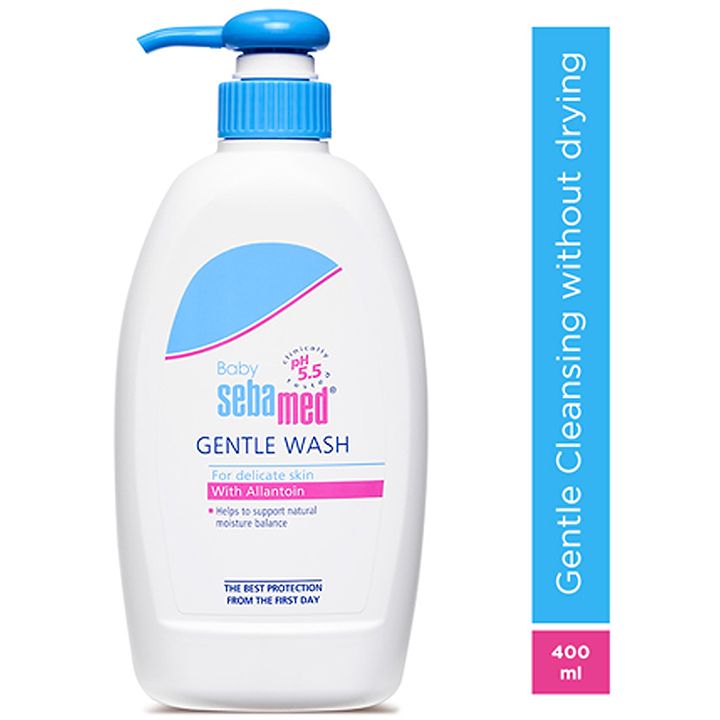 sebamed baby wash and shampoo