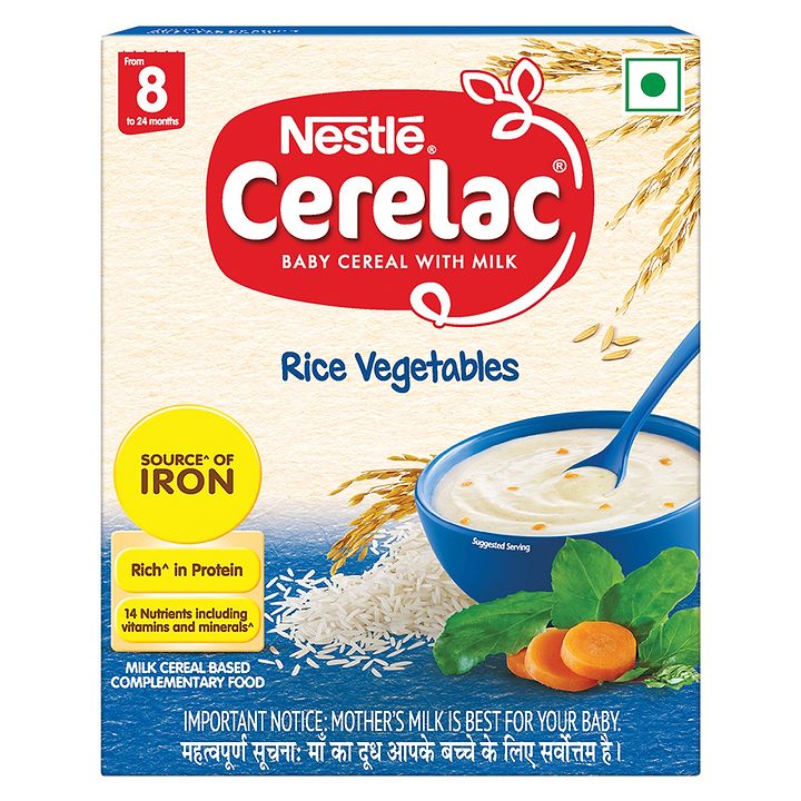 rice cerelac for 4 months baby